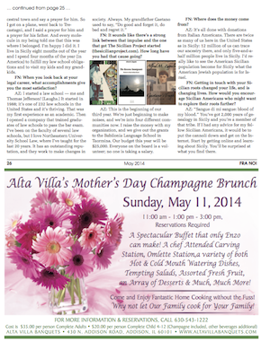 Fra Noi Magazine May 2014